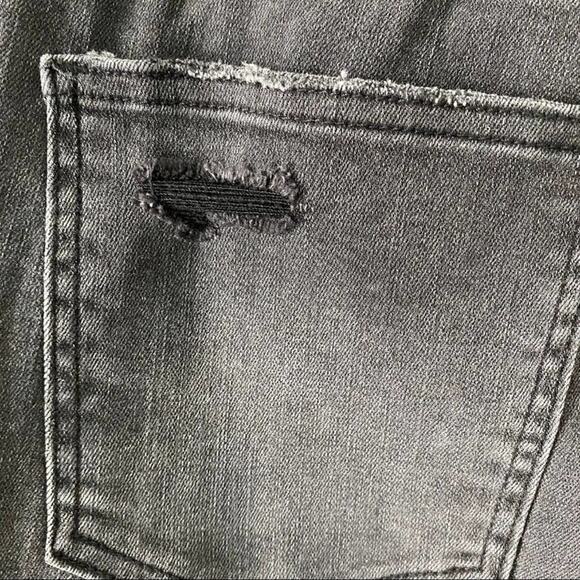 NWT Pistola Aline Highrise Skinny Distressed Jeans Nero 28 - Picture 11 of 14